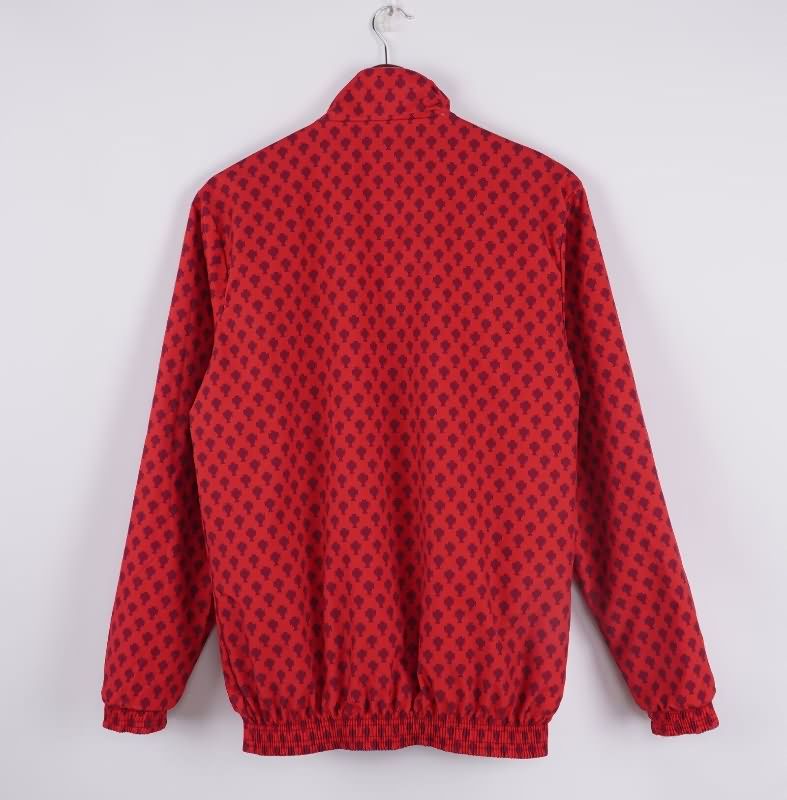 AAA Quality Portugal 2025 Red Blue Reversible Soccer Windbreaker