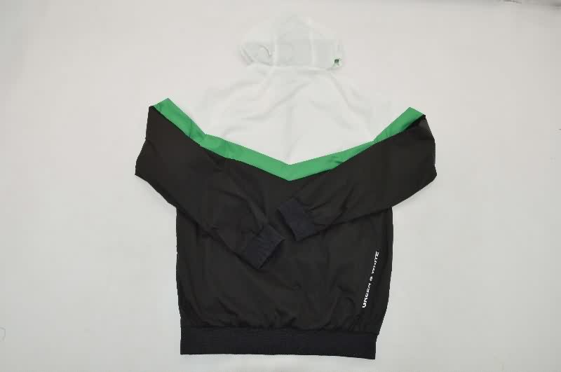 AAA Quality Real Betis 25/26 White Black Soccer Windbreaker