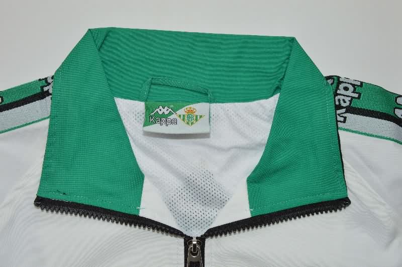 AAA Quality Real Betis 25/26 White Black Soccer Windbreaker 02