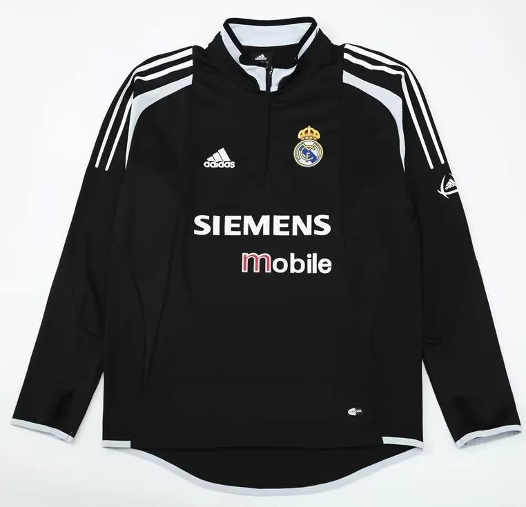 AAA Quality Real Madrid 2004/05 Black Soccer Sweater AAA Quality Real Madrid 2004/05 Black Soccer Sweater