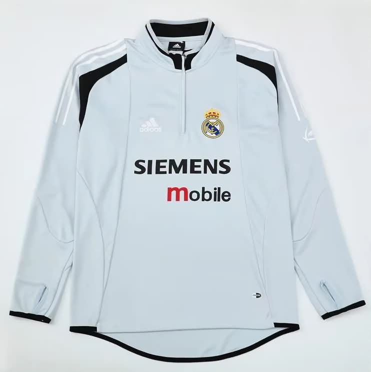 AAA Quality Real Madrid 2004/05 Grey Soccer Sweater AAA Quality Real Madrid 2004/05 Grey Soccer Sweater