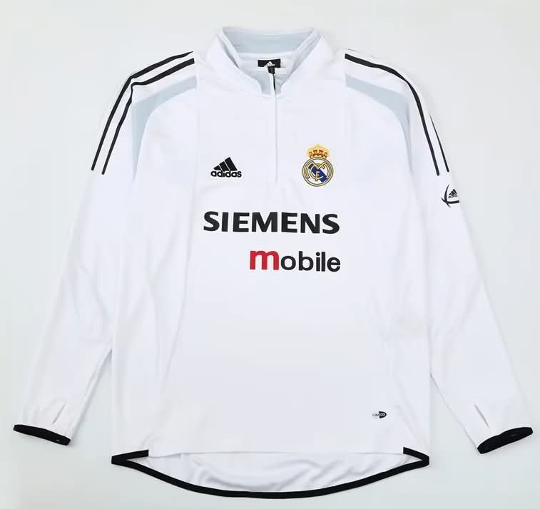 AAA Quality Real Madrid 2004/05 White Soccer Sweater AAA Quality Real Madrid 2004/05 White Soccer Sweater