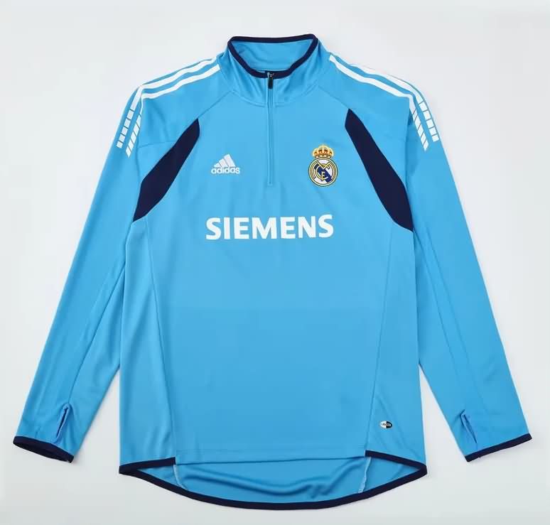 AAA Quality Real Madrid 2005/06 Blue Soccer Sweater AAA Quality Real Madrid 2005/06 Blue Soccer Sweater