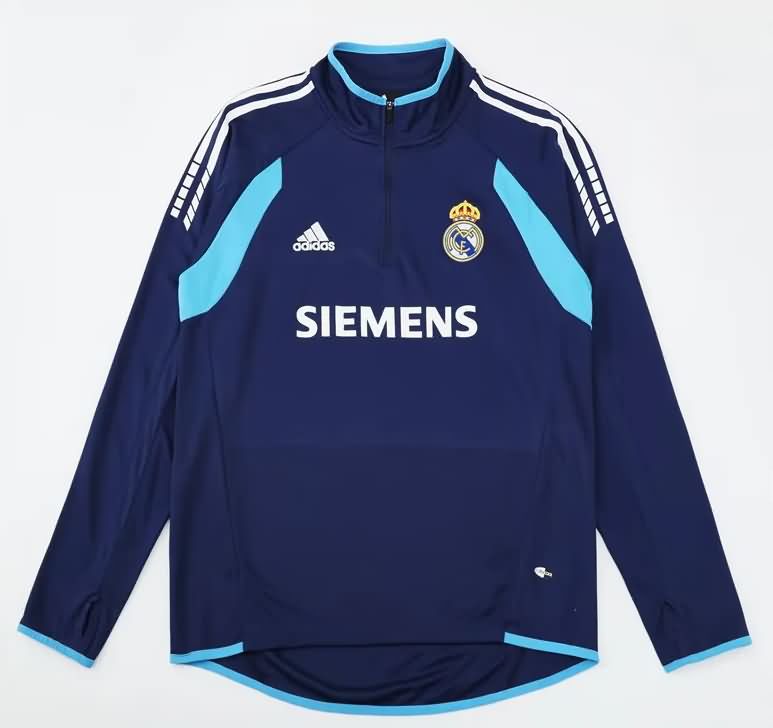 AAA Quality Real Madrid 2005/06 Dark Blue Soccer Sweater AAA Quality Real Madrid 2005/06 Dark Blue Soccer Sweater