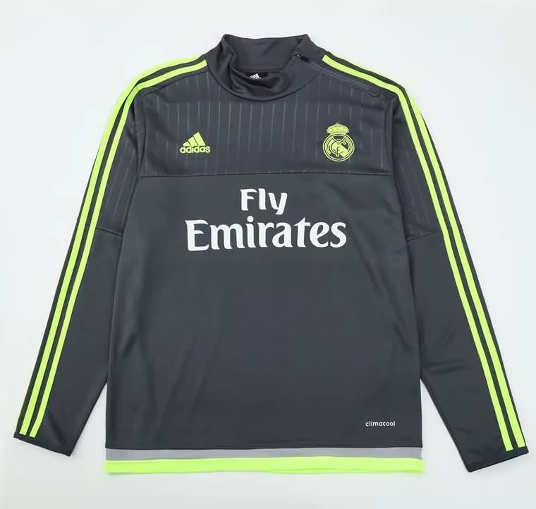AAA Quality Real Madrid 2015/16 Grey Soccer Sweater AAA Quality Real Madrid 2015/16 Grey Soccer Sweater