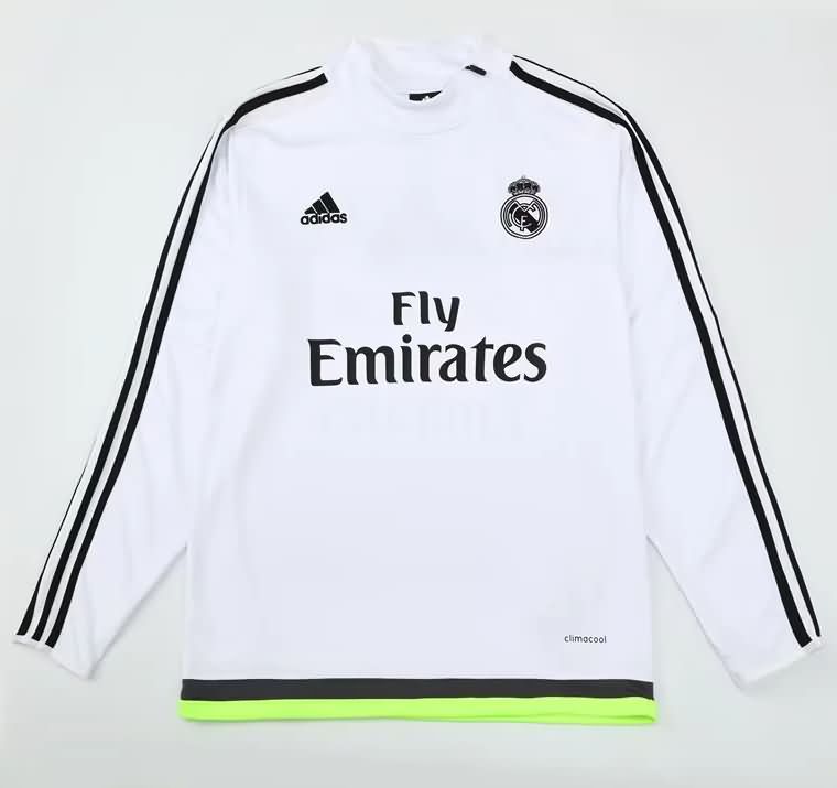 AAA Quality Real Madrid 2015/16 White Soccer Sweater