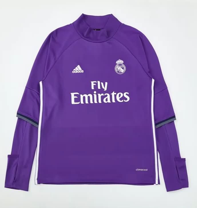 AAA Quality Real Madrid 2016/17 Purple Soccer Sweater