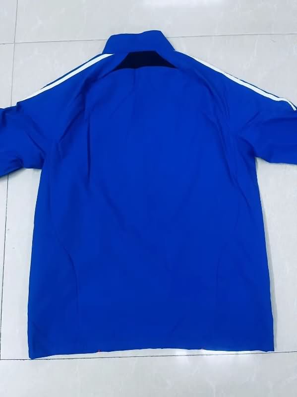 AAA Quality Real Madrid 25/26 Blue Soccer Windbreaker