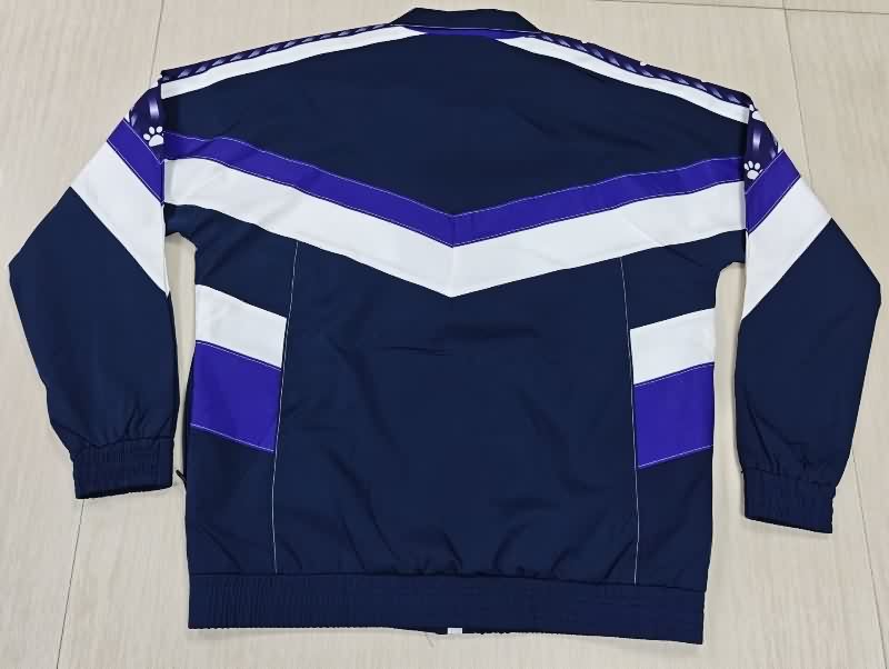 AAA Quality Real Madrid 25/26 Dark Blue Soccer Windbreaker 03