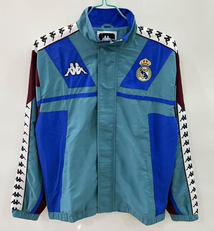 AAA Quality Real Madrid 25/26 Green Soccer Windbreaker