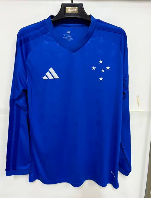 AAA Quality Cruzeiro 2026 Home Long Sleeve Soccer Jersey