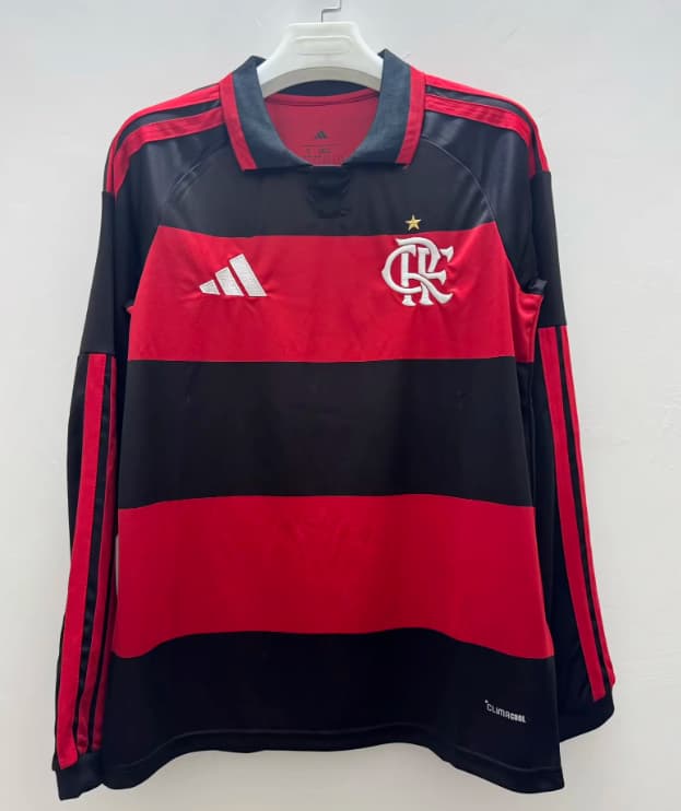 AAA Quality Flamengo 2026 Home Long Sleeve Soccer Jersey
