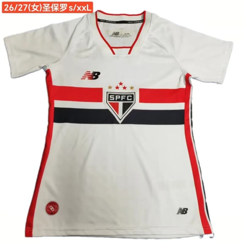 AAA Quality Sao Paulo 2026 Home Women Soccer Jersey