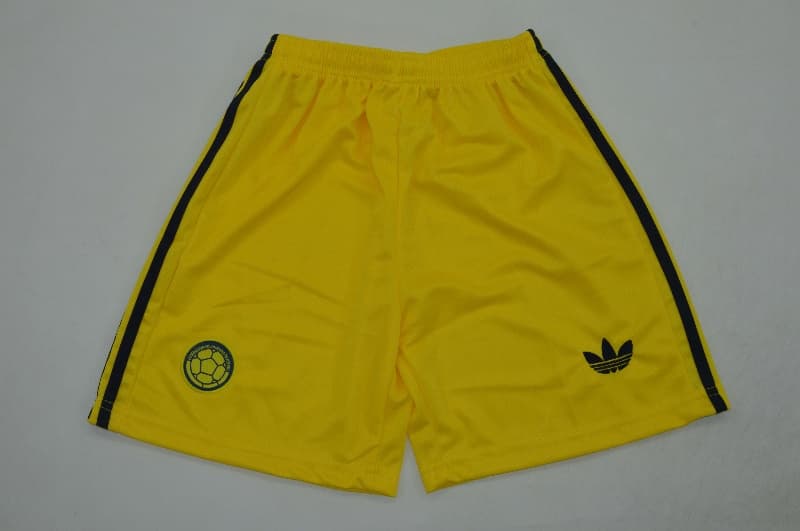 Kids Colombia 2026 World Cup Away Soccer Jersey And Shorts
