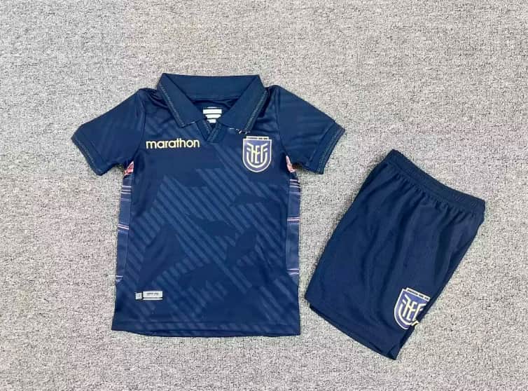 Kids Ecuador 2026 Third Soccer Jersey And Shorts