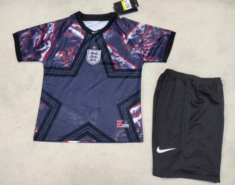 Kids England 2026 Goalkeeper Soccer Jersey And Shorts