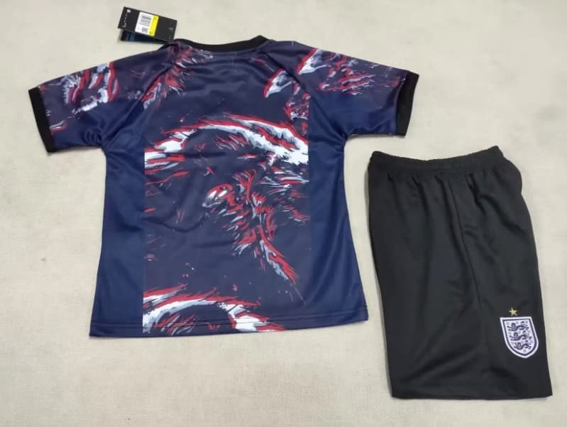 Kids England 2026 Goalkeeper Soccer Jersey And Shorts