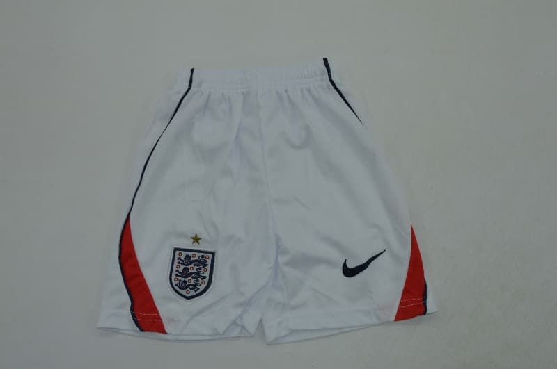 Kids England 2026 World Cup Home Soccer Jersey And Shorts