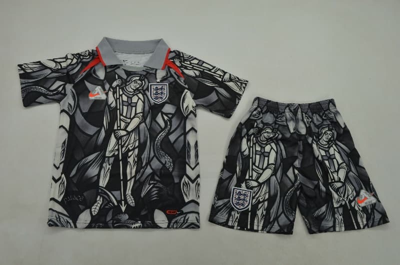 Kids England 2026 Special Soccer Jersey And Shorts