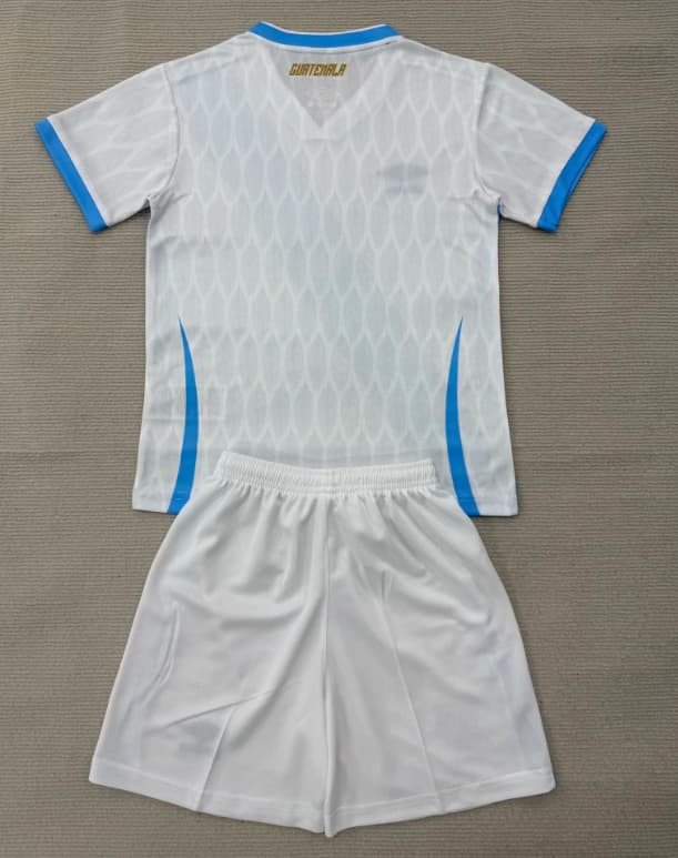 Kids Guatemala 2026 Home Soccer Jersey And Shorts