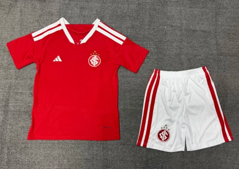 Kids Internacional 2026 Home Soccer Jersey And Shorts