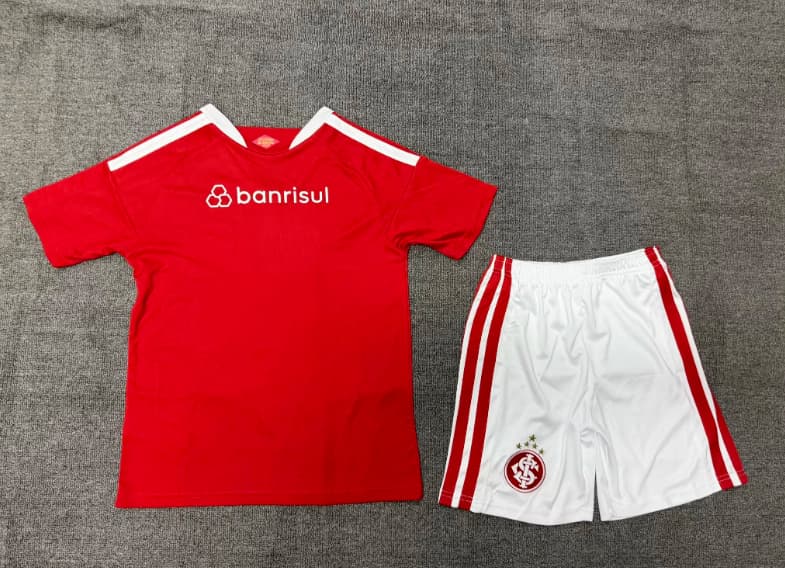 Kids Internacional 2026 Home Soccer Jersey And Shorts