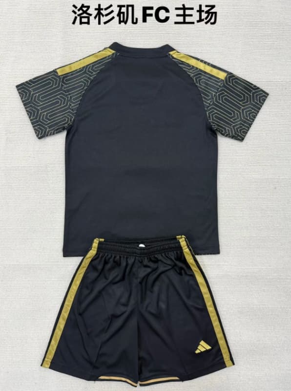 Kids Los Angeles FC 2026 Home Soccer Jersey And Shorts