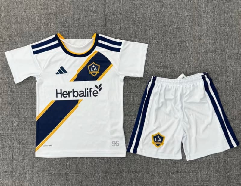 Kids Los Angeles Galaxy 2026 Home Soccer Jersey And Shorts