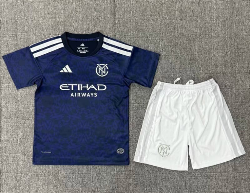 Kids New York City 2026 Away Soccer Jersey And Shorts
