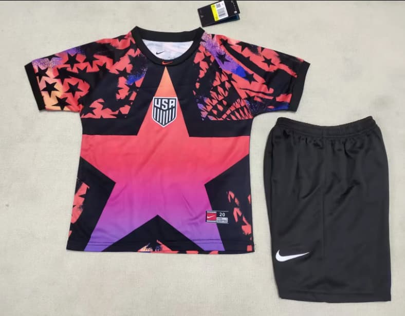 Kids USA 2026 Goalkeeper Soccer Jersey And Shorts