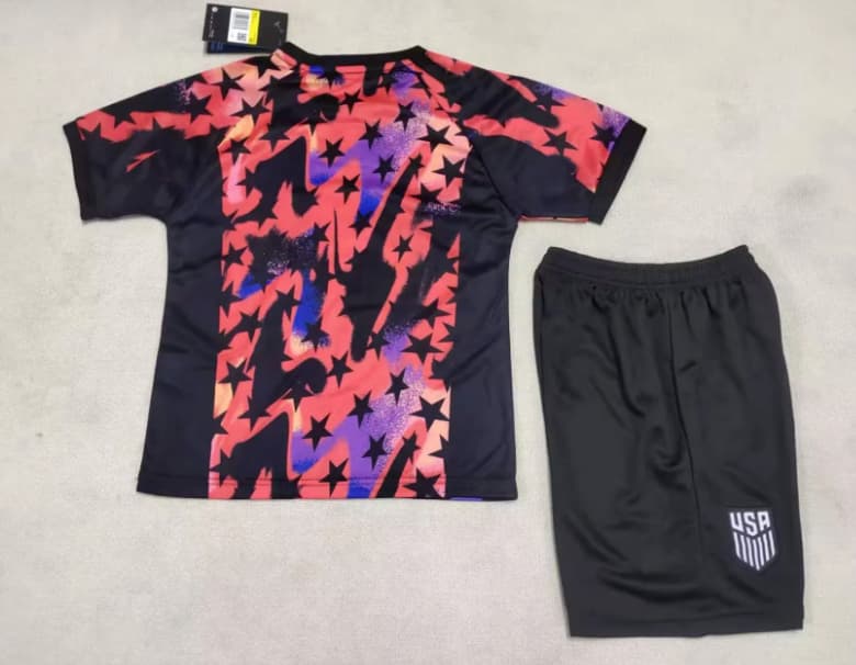Kids USA 2026 Goalkeeper Soccer Jersey And Shorts