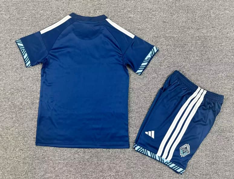 Kids Vancouver Whitecaps 2026 Away Soccer Jersey And Shorts