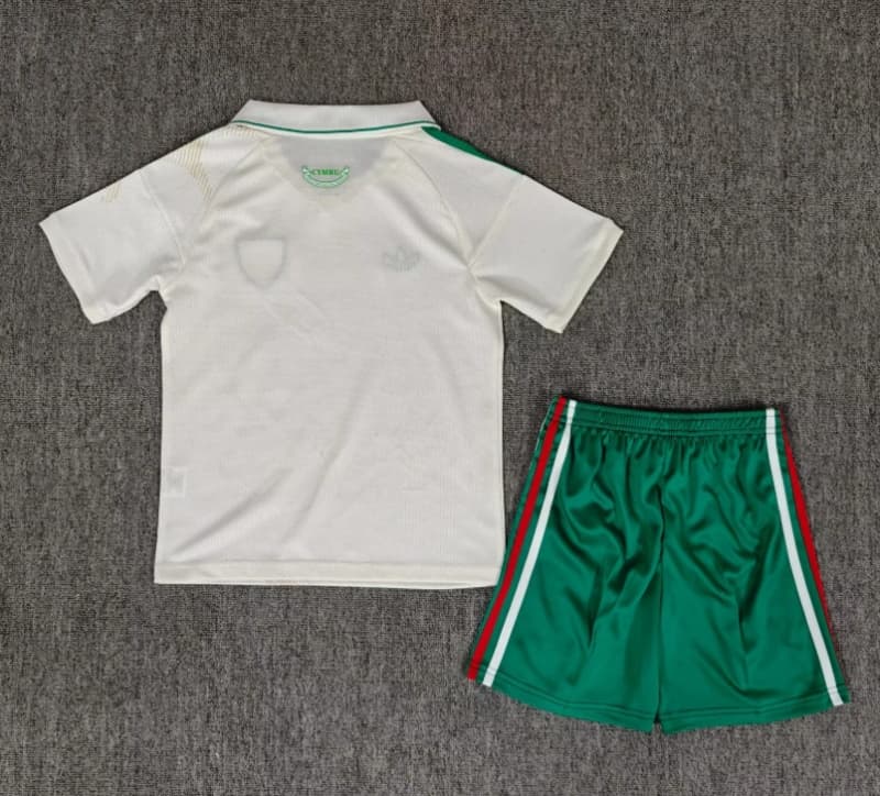 Kids Wales 2026 Away Soccer Jersey And Shorts