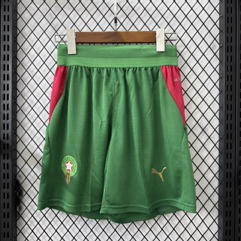 AAA Quality Morocco 2026 Home Soccer Shorts (Player) AAA Quality Morocco 2026 Home Soccer Shorts (Player)