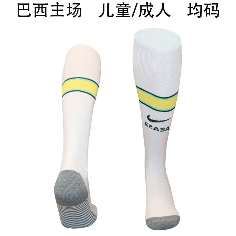 AAA Quality Brazil 2026 Home Soccer Socks