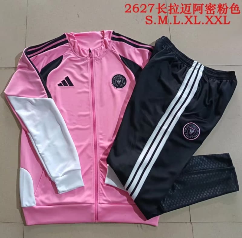AAA Quality Inter Miami 2026 Pink Soccer Tracksuit