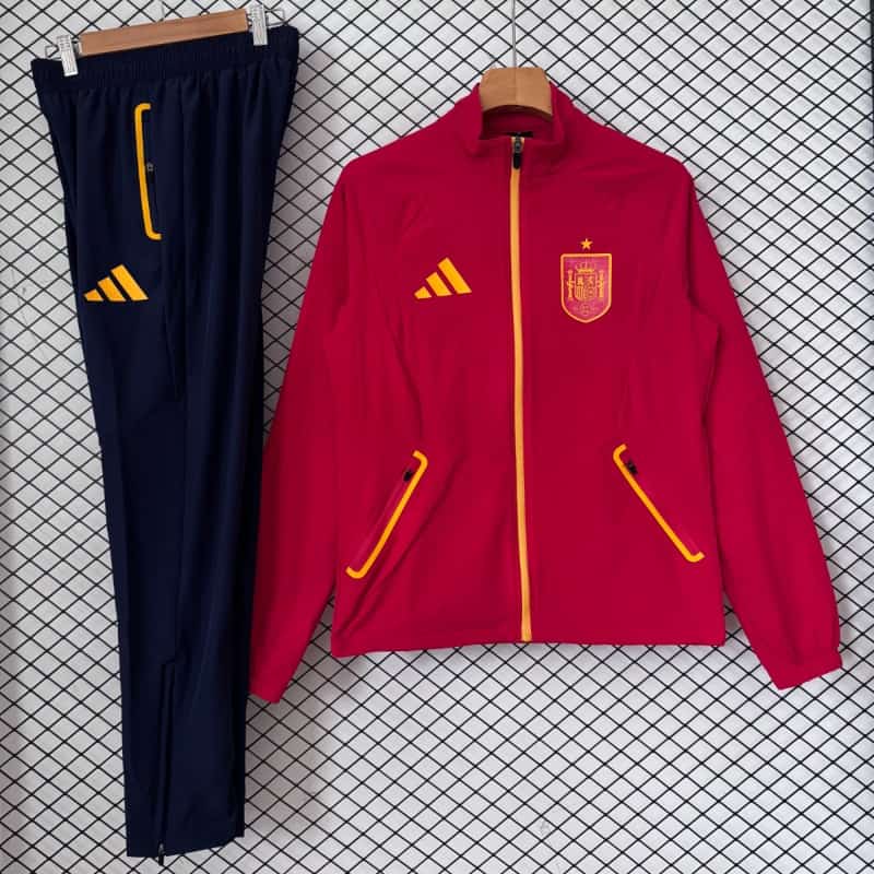 AAA Quality Spain 2026 Red Soccer Tracksuit