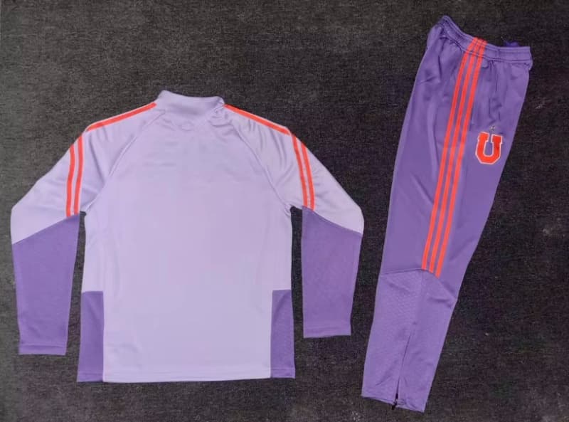 AAA Quality Universidad Chile 2026 Purple Soccer Tracksuit