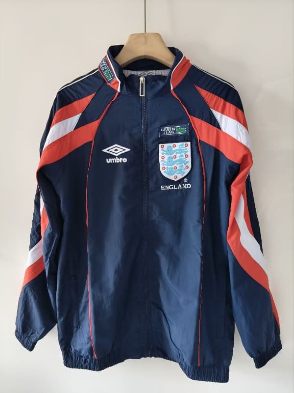 AAA Quality England 2026 Dark Blue Soccer Windbreaker AAA Quality England 2026 Dark Blue Soccer Windbreaker