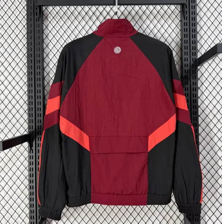 AAA Quality River Plate 2026 Red Soccer Windbreaker