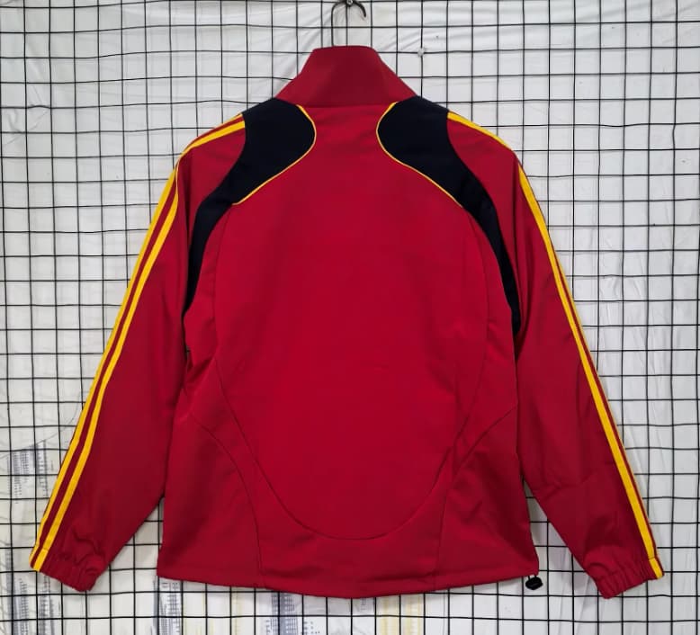 AAA Quality Spain 2026 Red Soccer Windbreaker 02
