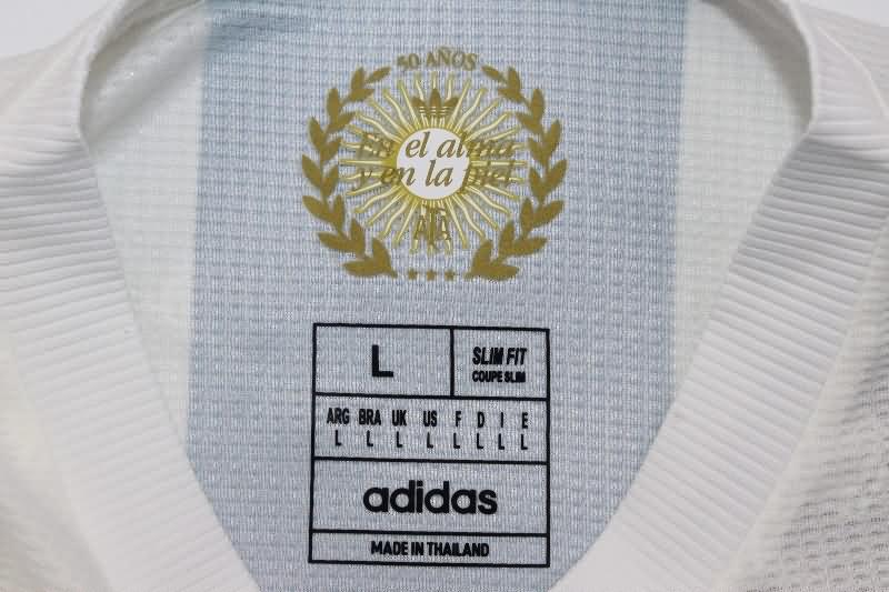 Argentina Soccer Jersey Anniversary Long Sleeve Replica 50th
