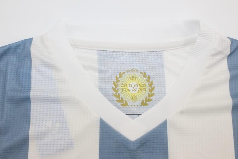 Argentina Soccer Jersey Anniversary Women Replica 50th