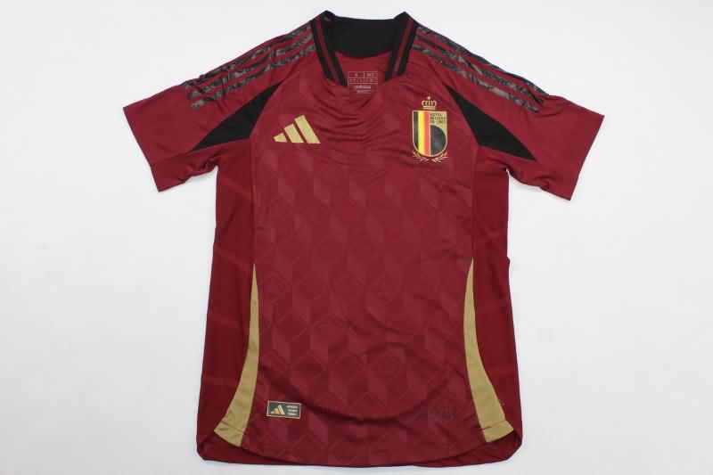 Belgium Soccer Jersey Home (Player) 2024 Belgium Soccer Jersey Home (Player) 2024