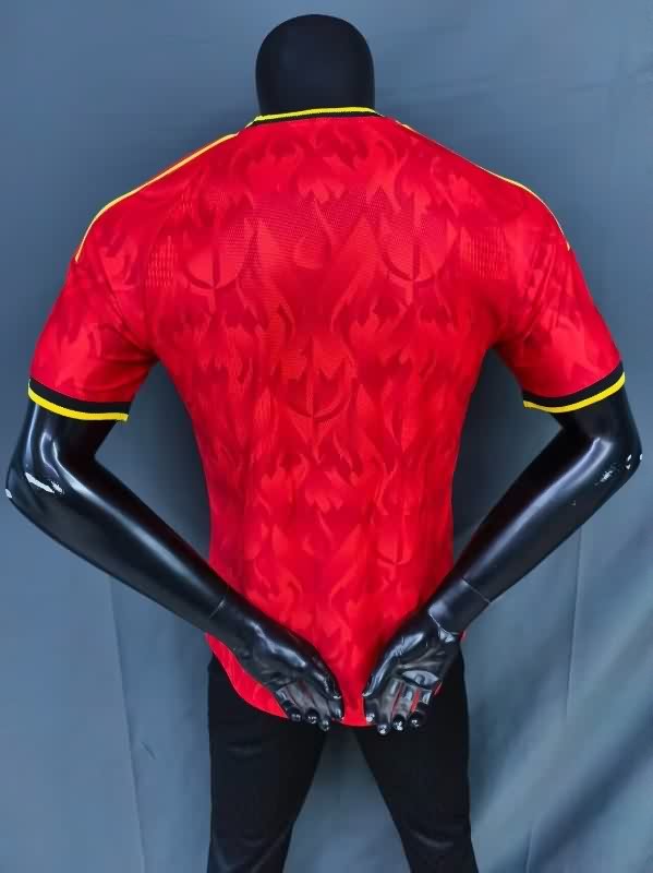 AAA Quality Belgium 2025 Home Soccer Jersey (Player)