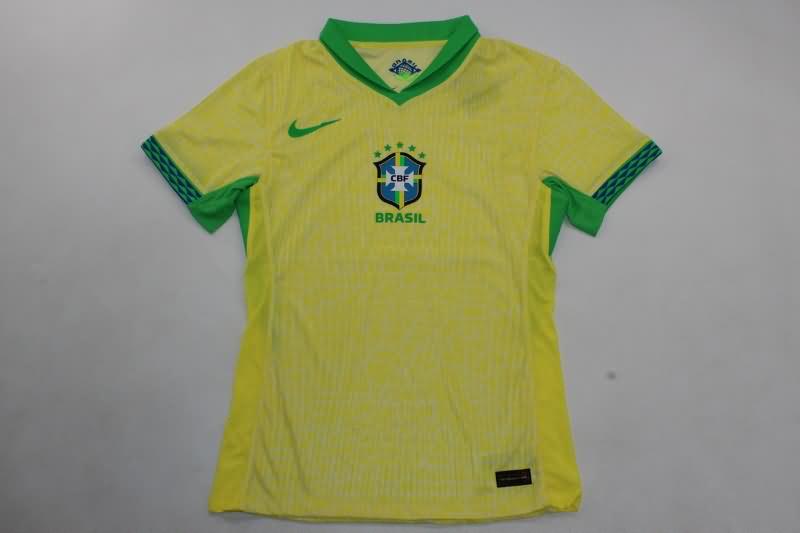 Brazil Soccer Jersey Copa America Home (Player) 2024 Brazil Soccer Jersey Copa America Home (Player) 2024