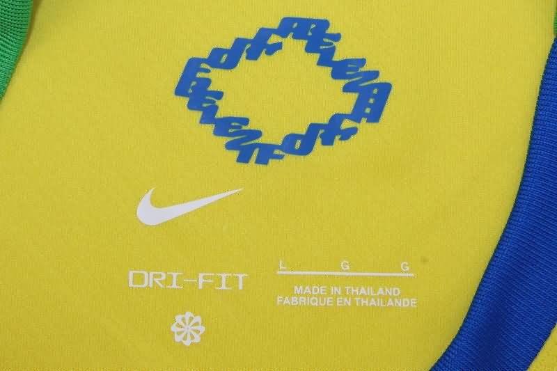 Brazil Soccer Jersey Home Replica 2025