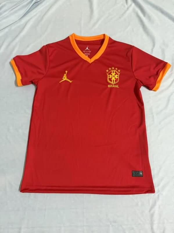AAA Quality Brazil 2025 Red Soccer Jersey