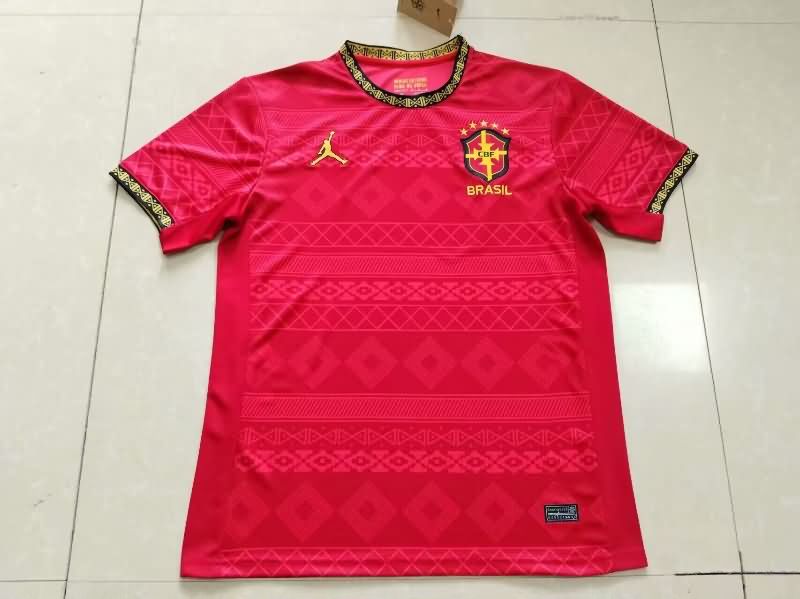 AAA Quality Brazil 2025 Red Soccer Jersey 02