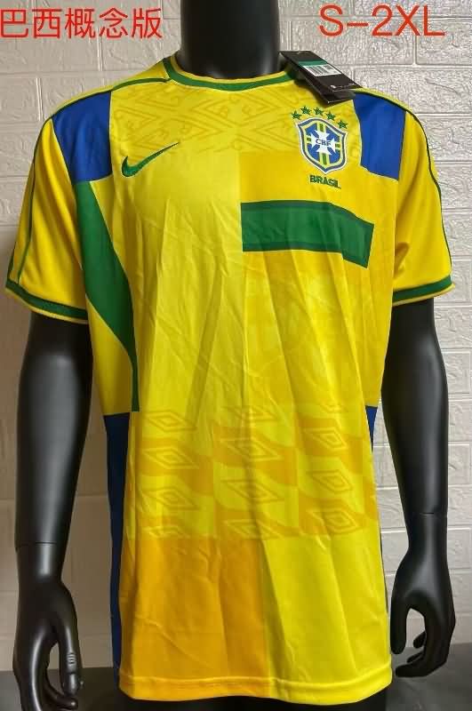 AAA Quality Brazil 2025 Yellow Soccer Jersey